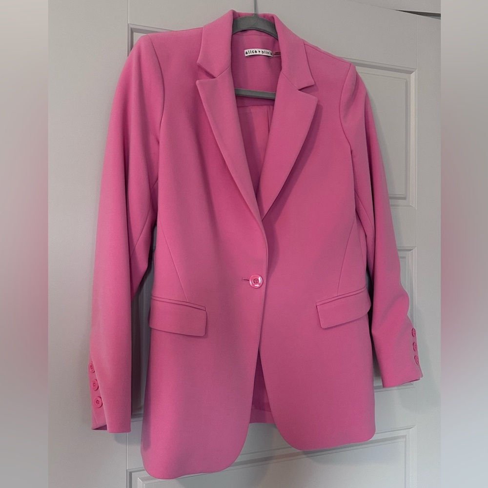Alice + Olivia Pink Blazer Women's